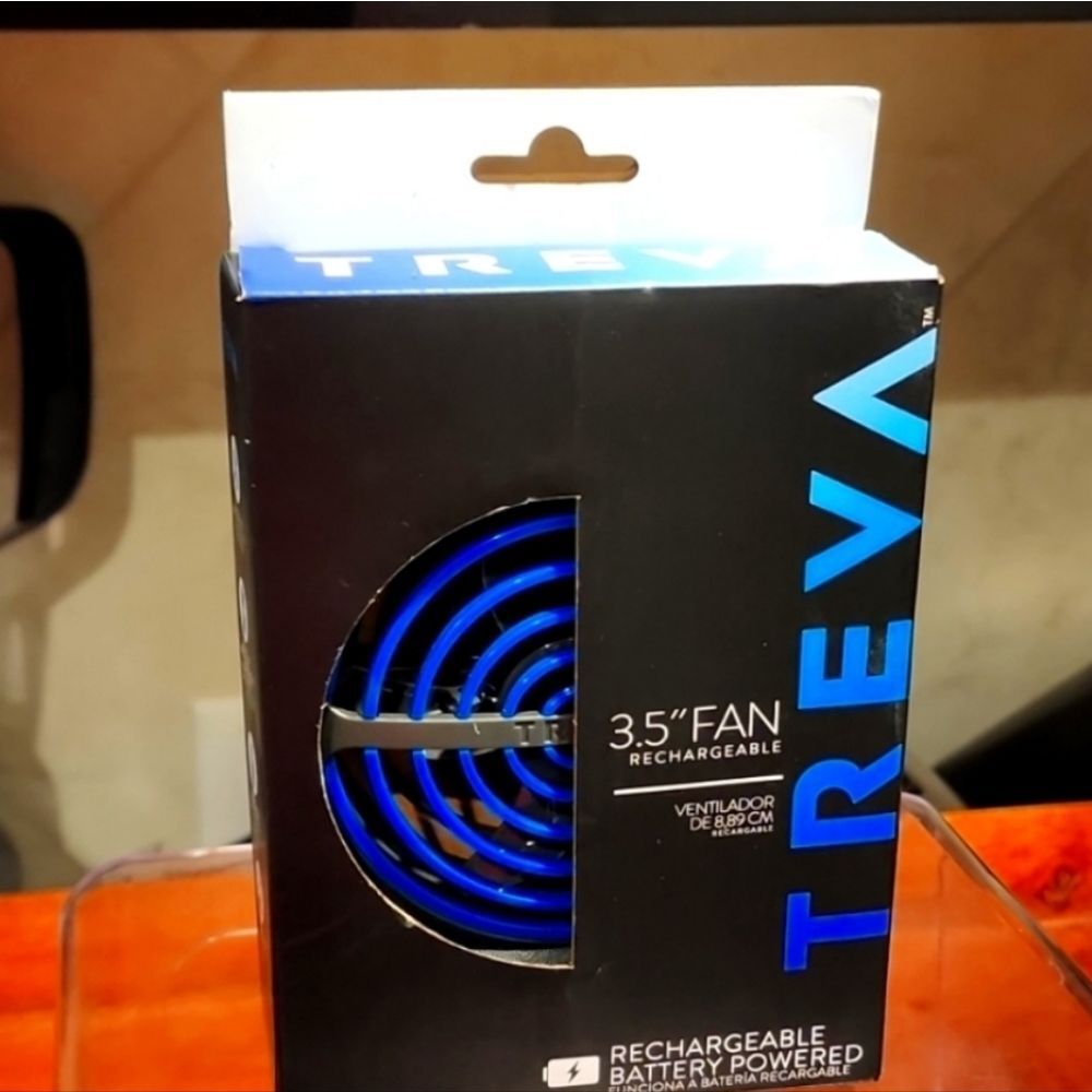 Treva 3.5 Inch Rechargeable Battery Powered Fan - Picture 7 of 7